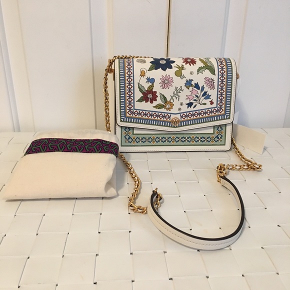 Tory Burch Handbags - NWT Tory burch robinson floral shoulder bag